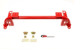 Ford Mustang Radiator Support - BMR Suspension - w/ Sway Bar Mount - Red - `05-`14